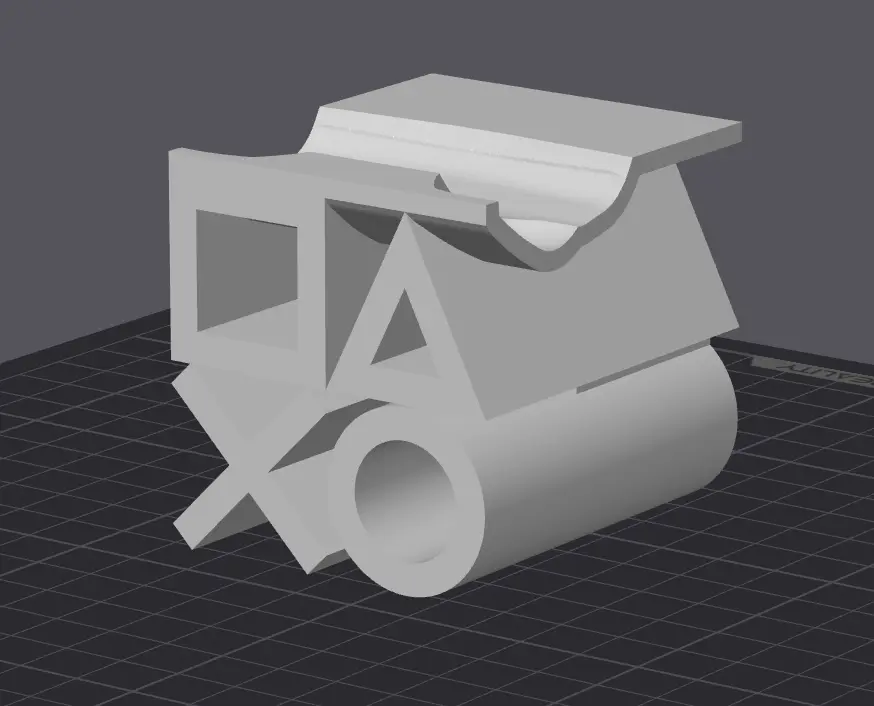 Next Level Print (Suporte para Joystick PS4) (PLA Fosforescente)