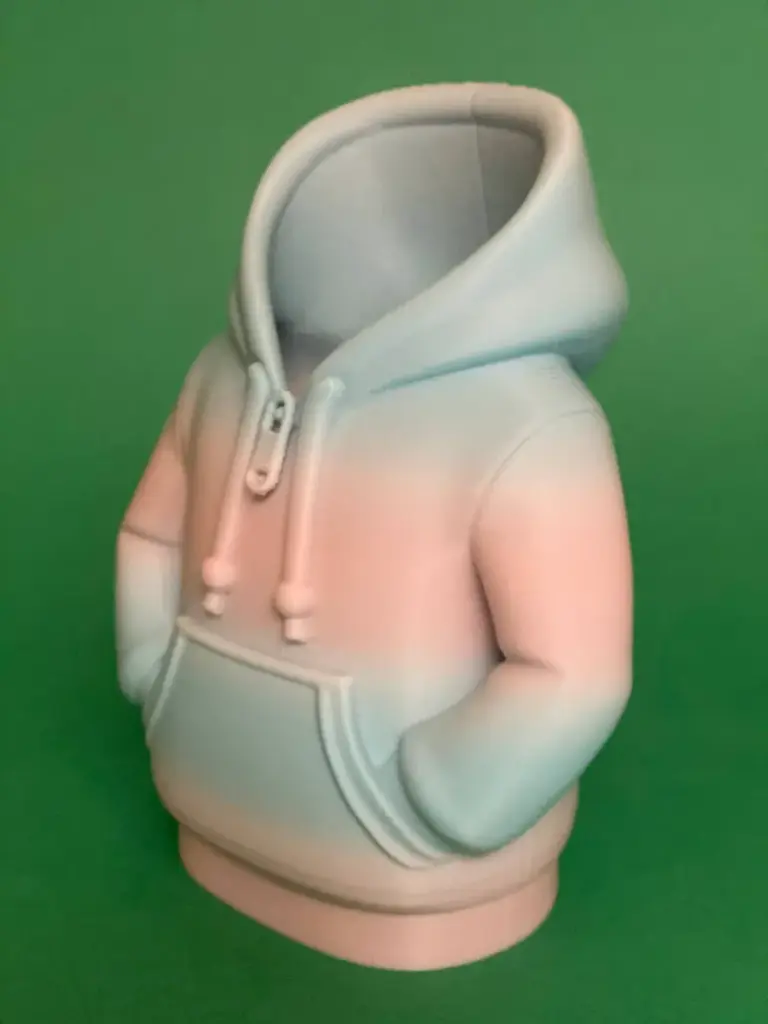 Moletom Porta-Lápis (Bicolor (Púrpura/Verde))