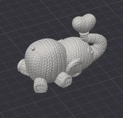 Elefante de Crochê