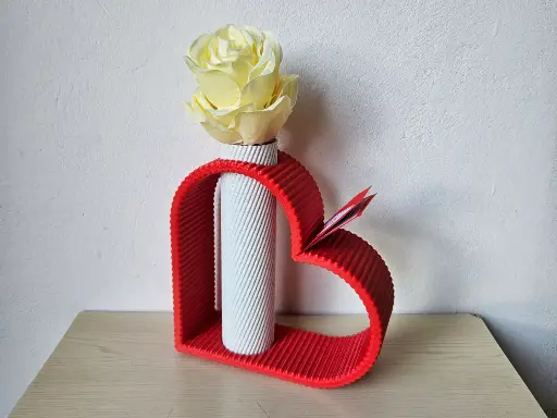 Vaso de Flor (Coração)